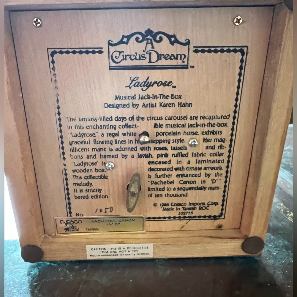 Carousel Horse Musical Jack-in-the-Box - Picture 13 of 13